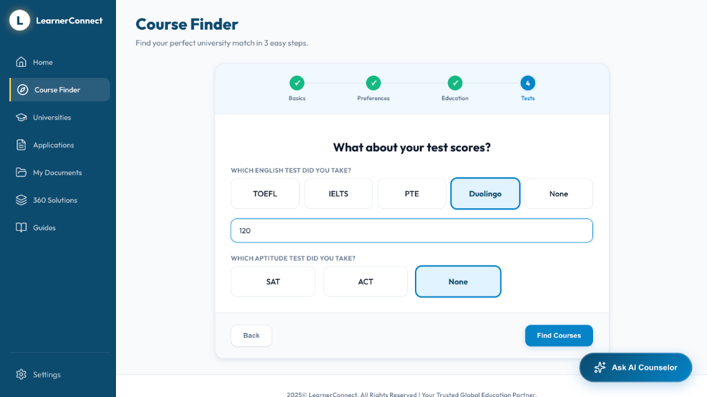 Course Finder